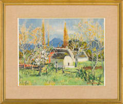 Terence McCaw; Landscape with Farm House