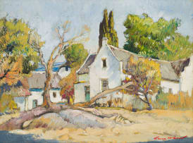 Terence McCaw; Landscape with Cottages