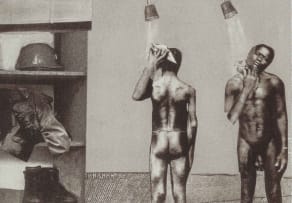 Sam Nhlengethwa; Miners Showering