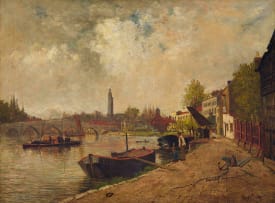 Charles Brockman; Strand on the Green, Richmond
