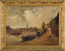 Charles Brockman; Strand on the Green, Richmond