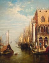 Circle of Francis Moltino; The Lion of Venice, Grand Canal