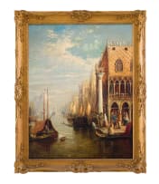 Circle of Francis Moltino; The Lion of Venice, Grand Canal