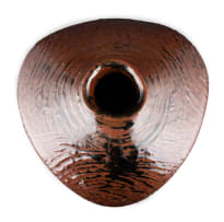 Esias Bosch; Large triangular vase with textured surface