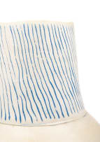 Anton Bosch; Vase with blue lines