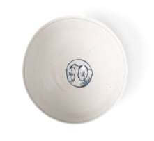 Andrew Walford; Porcelain bowl with blue fish and lily