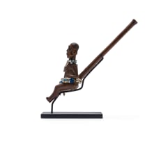 Unrecorded artist, Sotho or S.Nguni Peoples; Figurative man’s pipe