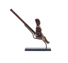 Unrecorded artist, Sotho or S.Nguni Peoples; Figurative man’s pipe