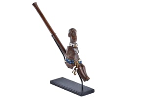 Unrecorded artist, Sotho or S.Nguni Peoples; Figurative man’s pipe