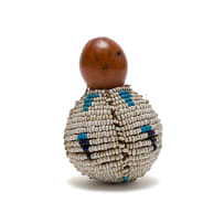 Unrecorded artist, Xhosa Peoples; Beaded snuff gourd
