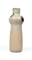 Andrew Walford; Partially glazed vase with moth motif