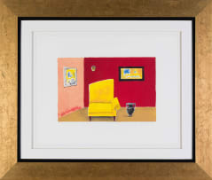 Sam Nhlengethwa; The Red Wall