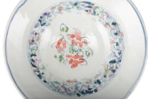 Esias Bosch and Anton Bosch; Bowl with multi-coloured flower and leaves