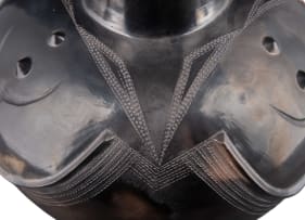 Clive Sithole; Uphiso with relief and incised bull motif