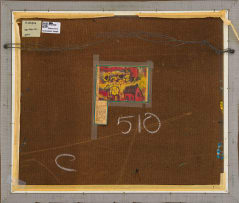 Frans Claerhout; Figures Picking Sunflowers