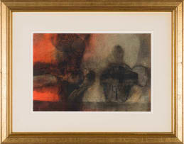 Douglas Portway; Abstract in Green and Red