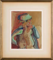 Iris Ampenberger; Portrait of a Boy in Profile