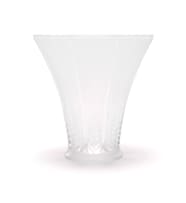 Lalique; Lalique 'Epis' clear and frosted glass vase, No. 12-211, designed 1931, post 1945