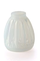 Etling Glass; Art Deco opalescent glass vase, c.1930s