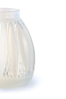 Etling Glass; Art Deco opalescent glass vase, c.1930s