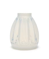 Etling Glass; Art Deco opalescent glass vase, c.1930s