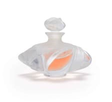 Lalique; Lalique 'Samoa' clear crystal perfume bottle and stopper, post 1945