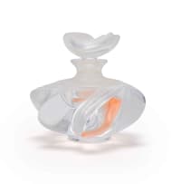 Lalique; Lalique 'Samoa' clear crystal perfume bottle and stopper, post 1945