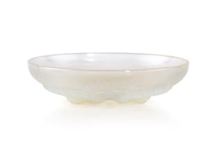 René Lalique; René Lalique 'Vernon' opalescent and clear glass bowl, No. 395, designed c.1928