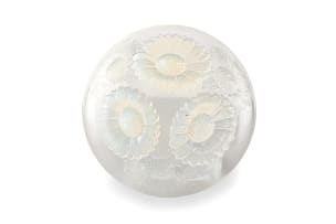 René Lalique; René Lalique 'Vernon' opalescent and clear glass bowl, No. 395, designed c.1928