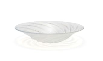 René Lalique; René Lalique 'Poissons' opalescent and clear glass coupe, No. 3262, designed 1931