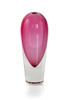 David Reade; Ovoid cased vase