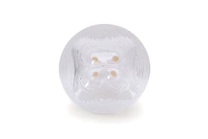 Lalique; Lalique 'Stresa' clear ribbed crystal bowl, post 1945