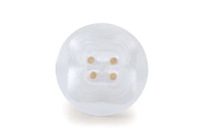 Lalique; Lalique 'Stresa' clear ribbed crystal bowl, post 1945