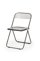 Giancarlo Piretti; Set of four 'Plia' folding chairs with hanging rack for Anonima Castelli, Italy