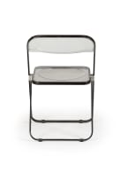 Giancarlo Piretti; Set of four 'Plia' folding chairs with hanging rack for Anonima Castelli, Italy