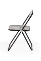 Giancarlo Piretti; Set of four 'Plia' folding chairs with hanging rack for Anonima Castelli, Italy