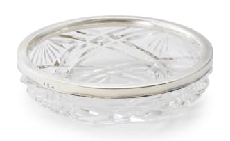 A WMF silver-plate-mounted cut-glass bowl, c.1903-1930
