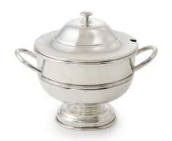 A silver-plated tureen, 20th century