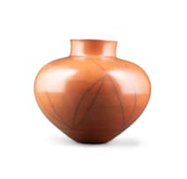 Ian Garrett; Vessel with stylised leaf pattern