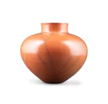 Ian Garrett; Vessel with stylised leaf pattern
