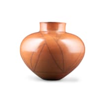 Ian Garrett; Vessel with stylised leaf pattern