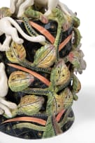 Ardmore Ceramic Studio; Pair of ceramic candle holders, two