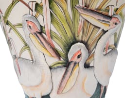 Ardmore Ceramic Studio; Pelican lidded vessel