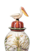 Ardmore Ceramic Studio; Pelican lidded vessel