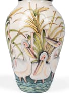 Ardmore Ceramic Studio; Pelican lidded vessel