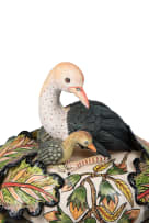 Ardmore Ceramic Studio; Casserole dish with birds and acorns