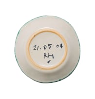 Ruan Hoffmann; Plate with linear and floral decoration