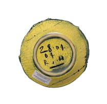 Ruan Hoffmann; Bowl in yellow with blue lip