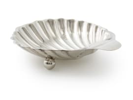 An Edward VII silver butter dish, Hilliard Thomason, Birmingham, 1904
