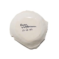 Ruan Hoffmann; Bowl decorated with pincushion protea in blue